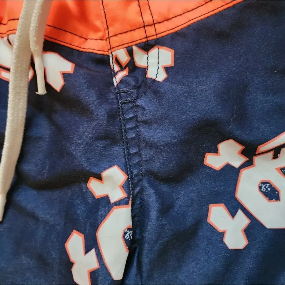The Children's Place Boy's Swimwear Skull & Cross Bones Swim Trunks X-Small XS 4